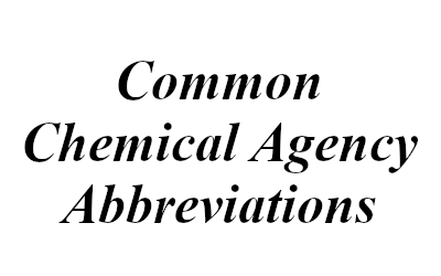 Common Chemical Agency Abb